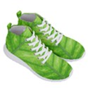 Green Bright Digital Manipulation Men s Lightweight High Top Sneakers View3