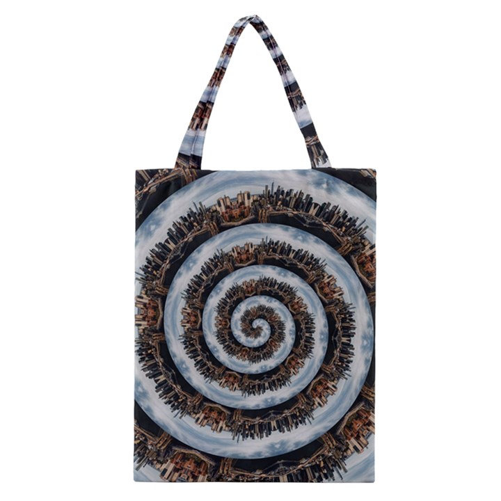 Spiral City Urbanization Cityscape Classic Tote Bag