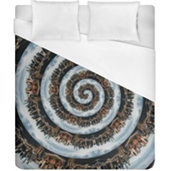 Spiral City Urbanization Cityscape Duvet Cover (california King Size) by Vaneshart