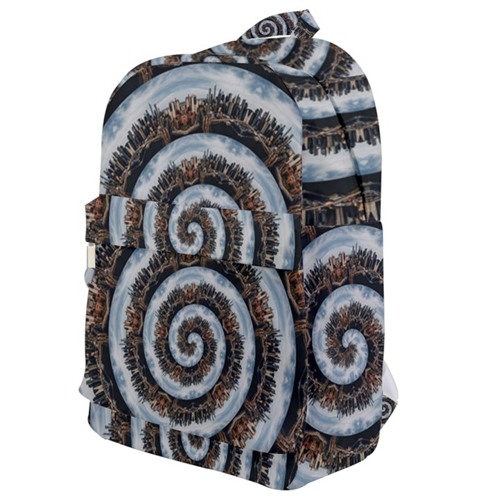 Spiral City Urbanization Cityscape Classic Backpack