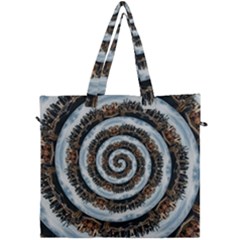 Spiral City Urbanization Cityscape Canvas Travel Bag by Vaneshart