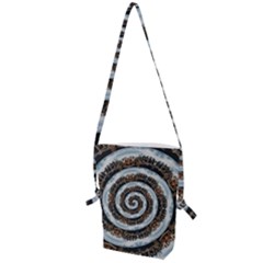 Spiral City Urbanization Cityscape Folding Shoulder Bag by Vaneshart