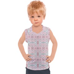 Paper Texture Floral Flowers Kids  Sport Tank Top