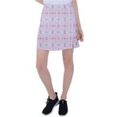 Paper Texture Floral Flowers Tennis Skirt