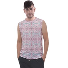 Paper Texture Floral Flowers Men s Regular Tank Top