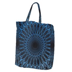 Abstract Rosette Web Network Giant Grocery Tote by Vaneshart