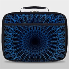 Abstract Rosette Web Network Full Print Lunch Bag by Vaneshart