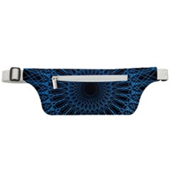 Abstract Rosette Web Network Active Waist Bag