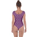 Leaf Pattern Lace Leaf Leaves Short Sleeve Leotard  View2