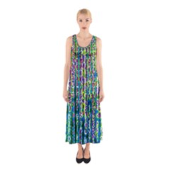 Matrix Technology Data Digital Sleeveless Maxi Dress