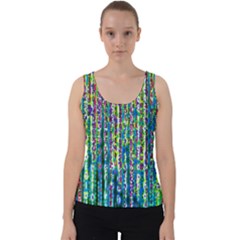 Matrix Technology Data Digital Velvet Tank Top by Vaneshart