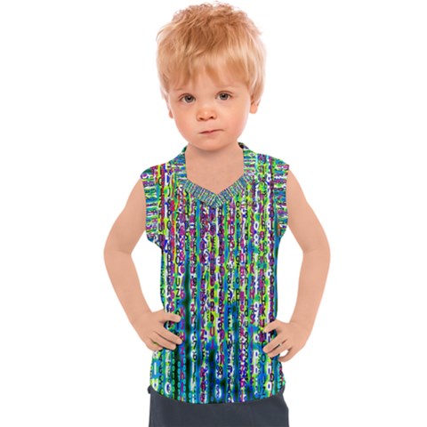 Matrix Technology Data Digital Kids  Sport Tank Top by Vaneshart