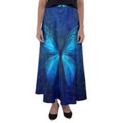 Animal Butterfly Insect Flared Maxi Skirt by Vaneshart