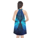 Animal Butterfly Insect Halter Neckline Chiffon Dress  View2