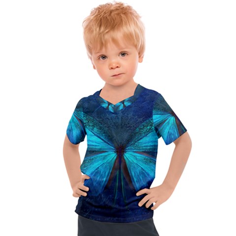 Animal Butterfly Insect Kids  Sports Tee by Vaneshart