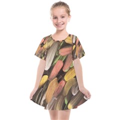 Texture Background Art Structure Kids  Smock Dress by Vaneshart