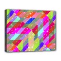 Multicolored Party Geo Design Print Deluxe Canvas 20  x 16  (Stretched) View1