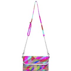 Multicolored Party Geo Design Print Mini Crossbody Handbag