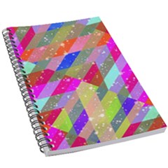 Multicolored Party Geo Design Print 5 5  X 8 5  Notebook