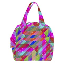 Multicolored Party Geo Design Print Boxy Hand Bag