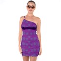 Metal Flower In Fauna Pop Art One Soulder Bodycon Dress View1