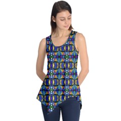 ABSTRACT-S-1 Sleeveless Tunic