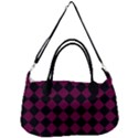 Block Fiesta - Boysenberry Purple & Black Removal Strap Handbag View1