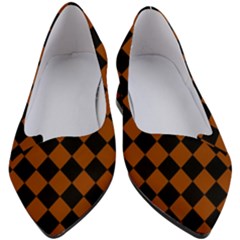 Block Fiesta - Burnt Orange & Black Women s Block Heels 