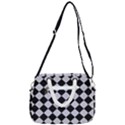 Block Fiesta - Cloudy Grey & Black Rope Handles Shoulder Strap Bag View3