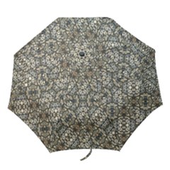 Urban Art Textured Print Pattern Folding Umbrellas