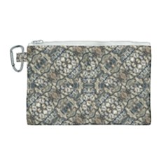 Urban Art Textured Print Pattern Canvas Cosmetic Bag (large)