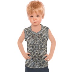 Urban Art Textured Print Pattern Kids  Sport Tank Top