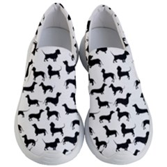 Dachshunds! Women s Lightweight Slip Ons by ZeeBee