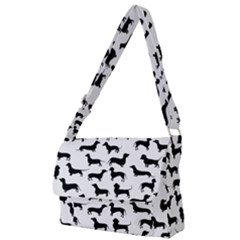 Dachshunds! Full Print Messenger Bag (l) by ZeeBee