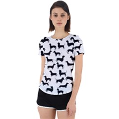 Dachshunds! Back Cut Out Sport Tee