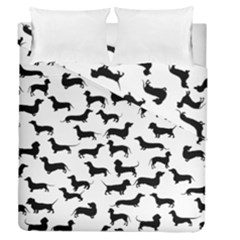 Dachshunds! Duvet Cover Double Side (queen Size)