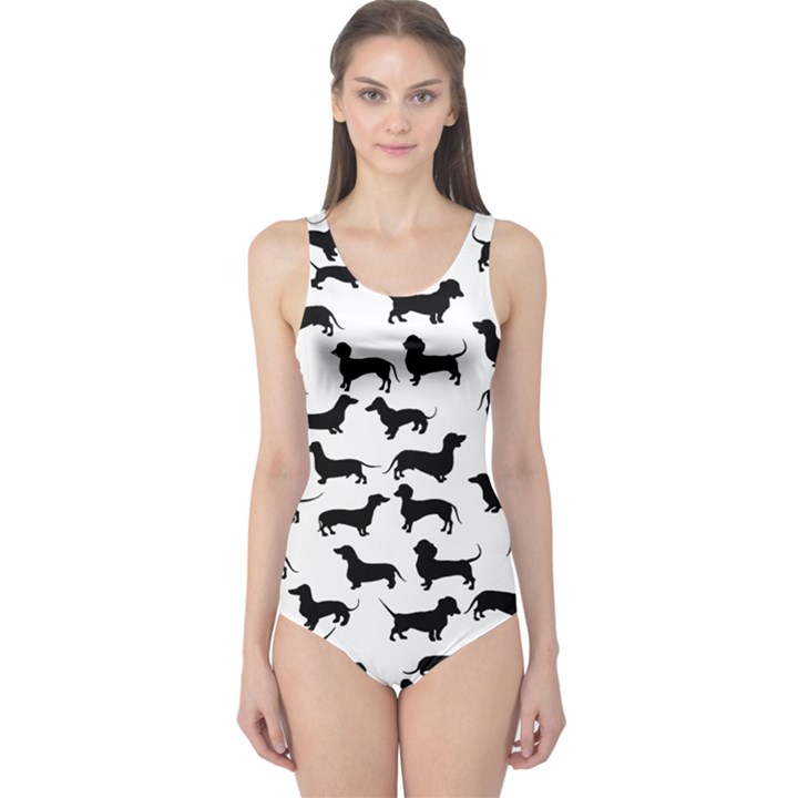 Dachshunds! One Piece Swimsuit