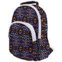 ABSTRACT-S-2 Rounded Multi Pocket Backpack View1