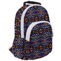 ABSTRACT-S-2 Rounded Multi Pocket Backpack View2