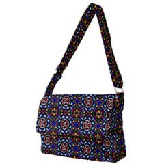 Abstract-s-2 Full Print Messenger Bag (l)