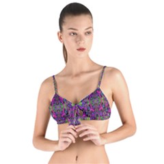 Abstract-s-3 Tie Up Cut Bikini Top