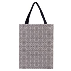 Timeless - Black & Abalone Grey Classic Tote Bag by FashionBoulevard