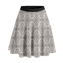 Timeless - Black & Abalone Grey High Waist Skirt by FashionBoulevard