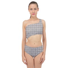 Timeless - Black & Abalone Grey Spliced Up Two Piece Swimsuit by FashionBoulevard