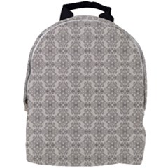 Timeless - Black & Abalone Grey Mini Full Print Backpack by FashionBoulevard