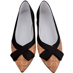 Timeless   Black & Cantaloupe Orange Women s Bow Heels by FashionBoulevard