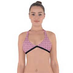 Timeless - Black & Flamingo Pink Halter Neck Bikini Top by FashionBoulevard