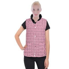 Timeless - Black & Flamingo Pink Women s Button Up Vest by FashionBoulevard