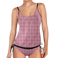 Timeless - Black & Flamingo Pink Tankini Set by FashionBoulevard