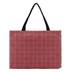 Timeless - Black & Indian Red Medium Tote Bag by FashionBoulevard